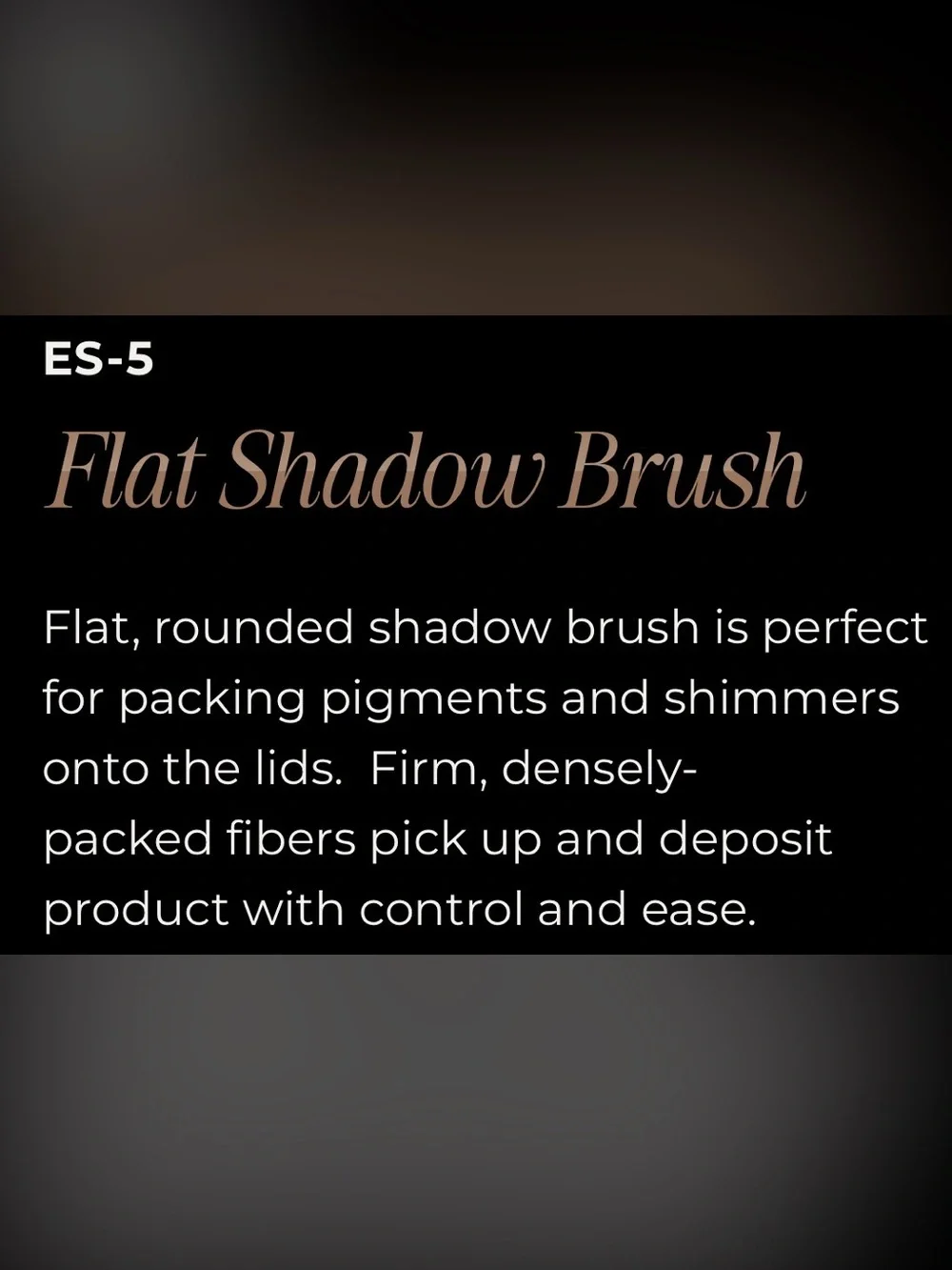 Details by Tati ES-5 Flat Shadow Brush